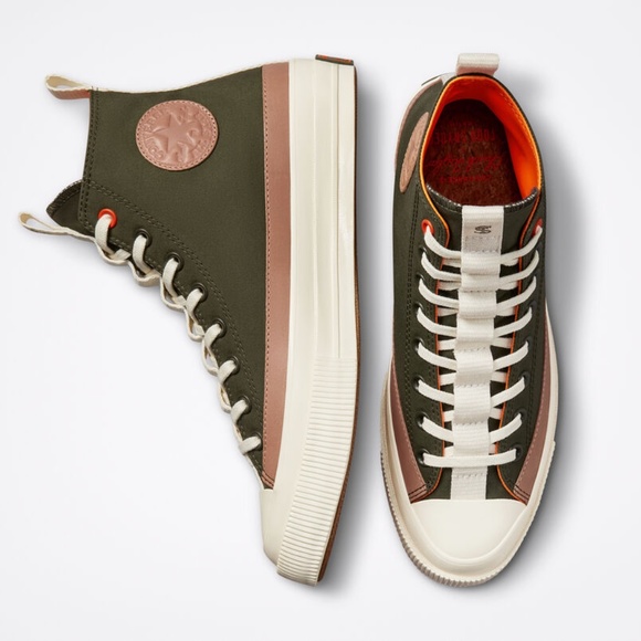 Todd Snyder x Converse Chuck 70 British Millerain waxed canvas Green 10 NWOB! - Picture 5 of 13